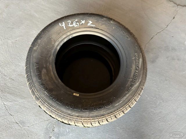 (2) P205/70R14 tires